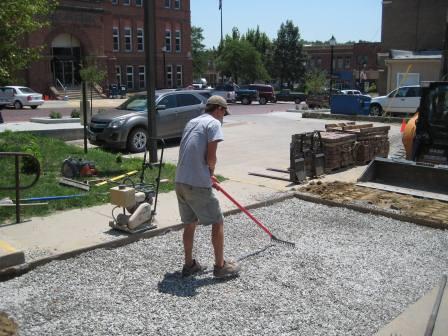 The stone is spread.