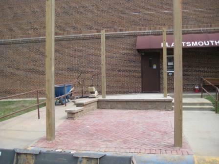 waiting for the pergola